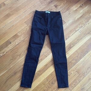 Madewell High-Rise Skinny, Black Denim